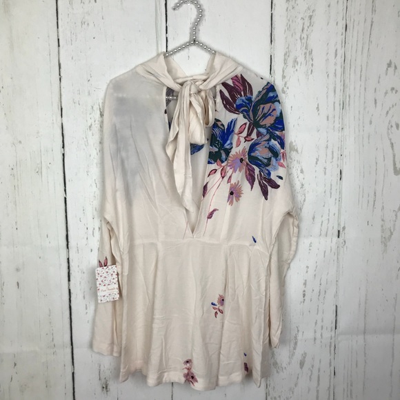 NWT Free People Mini Dress Ivory - Picture 6 of 7